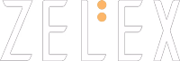 zelex logo white